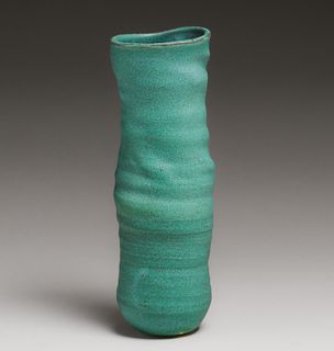 Contemporary Studio Matte Green Vase