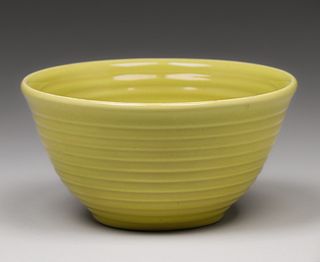 Bauer #30 Chartreuse Green Bowl c1920s