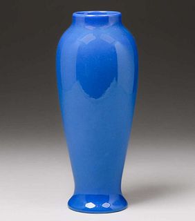 Rookwood Pottery #1667 Electric Blue Vase 1924