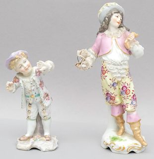 2 Porcelain Figurines, Samson and Meissen Style