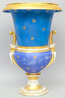 Old Paris Porcelain Urn of Patriotic Interest