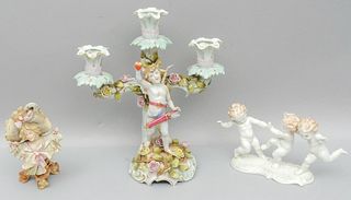 Lot of 3 German Figural Porcelains