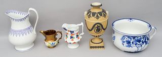 Group of Antique English Pattern Pottery