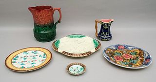 Lot of Majolica Dishes and Dinnerware