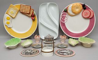 Lot of Mostly Food Themed Porcelain