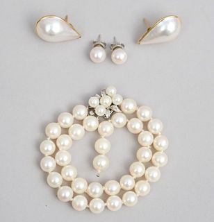 Lot of Pearl & 14K Gold Jewelry
