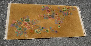 Small Antique Chinese Deco Rug