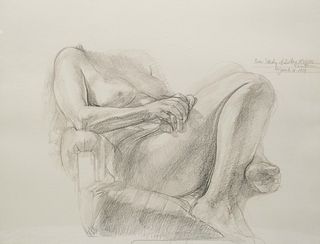 Jerome Witkin, "Pose-study of Betsy Miller"