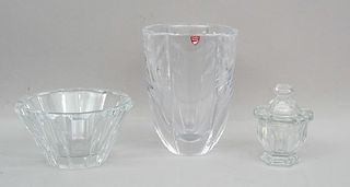Lot of 3 Pieces of Fine Crystal