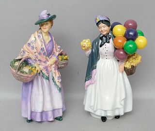 Lot of 2 Royal Doulton Porcelain Figurines