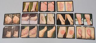 Lot of 12 Rainforth Cards Stereoscopic Skin Clinic
