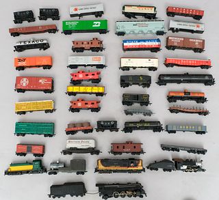Large Group of Vintage Toy and Model Trains