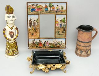 Group of Ceramic and Peruvian Decorations