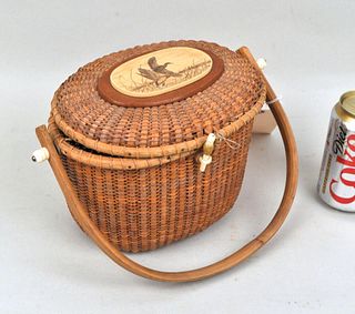 Vintage Nantucket Lightship Basket Purse