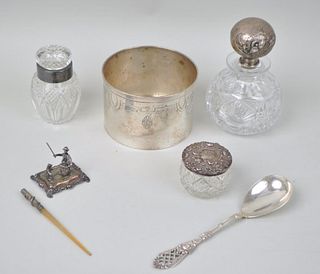 Group Sterling & .800 Silver Accessories