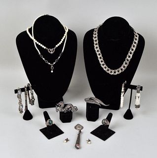 Group Vintage Marcasite & Sterling Jewelry