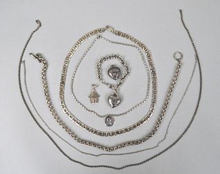 Group Silver Necklaces