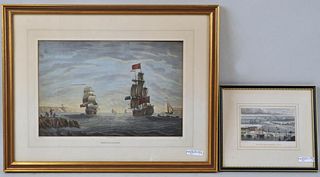 Two Framed British Marine Engravings