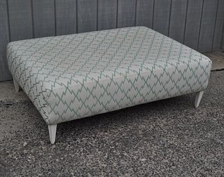 Designer Large Scale Upholstered Ottoman