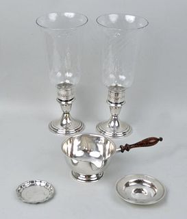 Group Four American Sterling Silver Table Articles