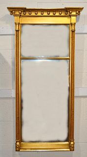 Federal Giltwood Architectural Mirror