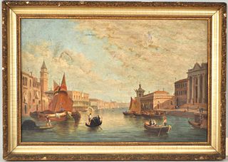 Pollentine, View of the Grand Canal, Venice O/C