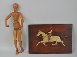 Vintage Wood Artists' Mannequin