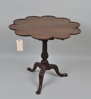 George III Carved Mahogany Supper Table