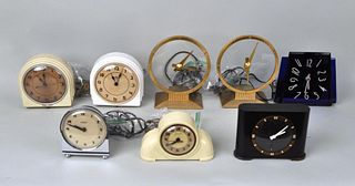 Group Eight MCM Table Clocks