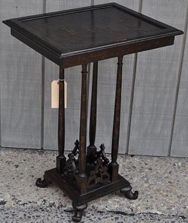 Small Lacquer Chinoiserie Design Table