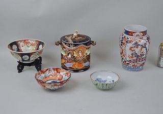 Group Five Assorted Asian Porcelain Wares