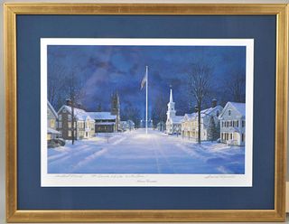 David Merrill, Signed Lithograph A/P Newtown CT