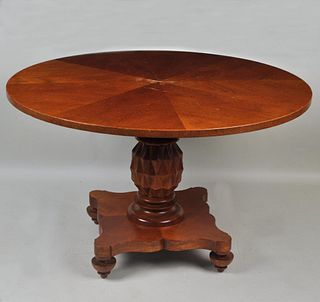 Anglo-Indian Style Round Dining Table