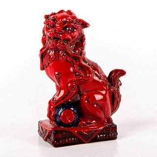 Qinghai Fu Dog BA35 - Royal Doulton Flambe Figure