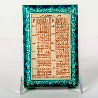 Minton Hollins & Co, 1903 Ceramic Calendar Tile