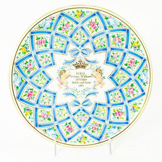 Royal Doulton Commemorative Plate, Birth Of Prince William