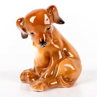 Royal Doulton Dog Figurine, Puppy Seated HN128