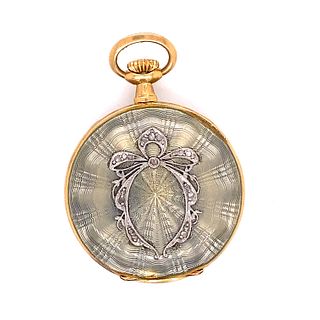 18k Art Nouveau Ladies Pocket Watch