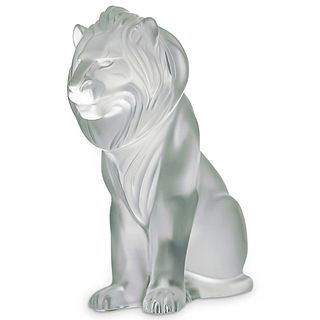 Lalique "Bamara" Lion Statue