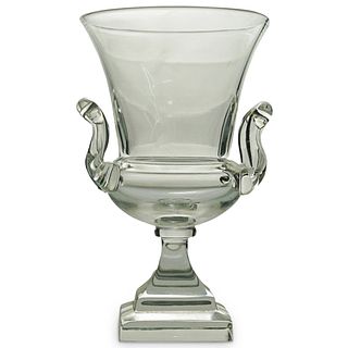 Steuben Glass Double Handle Vase