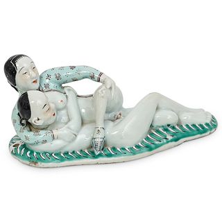 19th Cent. Chinese Erotic Porcelain Sculpture