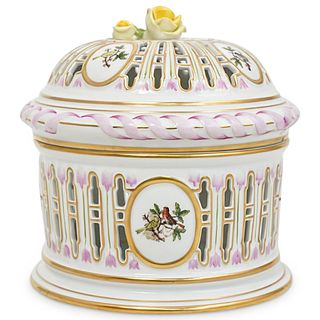 Herend "Rothschild" Porcelain Biscuit Jar