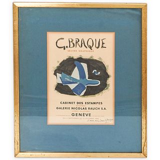 Georges Braque (France, 1882-1963) Exhibition Poster