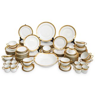 (104 Pc) B & Co. Limoges Porcelain Dinnerware Set