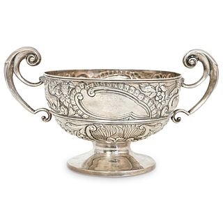 English Silver Double Handled Bowl