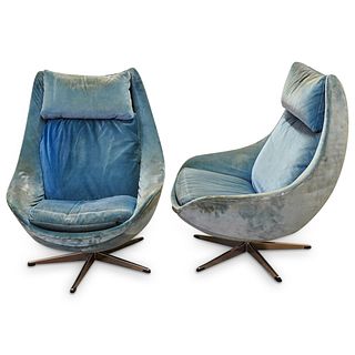 H. W. Klein X Bramin Danish Egg Chairs