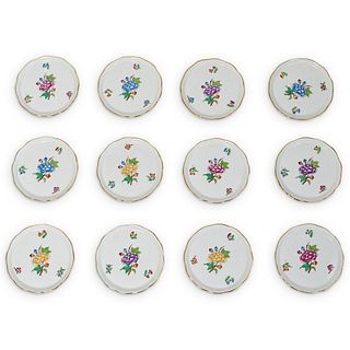 (12 Pc) Herend Porcelain Coasters