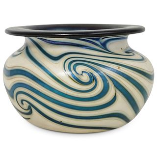 Vintage Lotton Art Glass Bowl