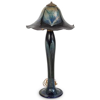 David Hartman Art Glass Lamp