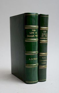 PALMER, A.H.; THE LIFE OF JOSEPH WOLF, ANIMAL PAINTER AND GRAHAM, R.B. CUNNINGHAME; THE HORSES OF THE CONQUEST